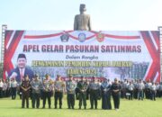 Sinergitas Persiapan Pilkada 2024, Forkopimda Dan Forkopimcam Kab, Blitar Ikuti Apel Gelar Linmas Di Pemkab Blitar