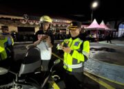 Minggu Dini Hari, Polres Kediri Kota Kembali Gelar Razia KRYD dan Cipta Kondisi di Depan Mako Satlantas