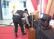 Polres Kediri Sterilisasi Lokasi Rekapitulasi Hitung Suara Pilkada Kediri 2024