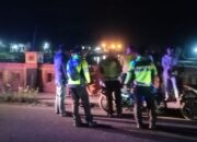 Patroli Kamtibmas Pasca Pilkada 2024, Polres Bangkalan Bubarkan Aksi Balap Liar