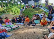 Komsos Danramil Garum Bersama Poktan Rukun Lestari Dalam Rangka Syukuran Tanam Padi