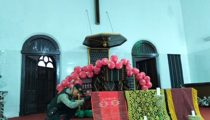 Polres Kediri Kota Lakukan Sterilisasi Gereja-gereja Jelang Ibadah Natal