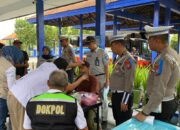 Polres Kediri Gelar Tes Urine dan Sosialisasi Operasi Keselamatan Semeru di Terminal Pare