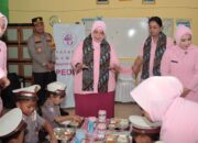 Dukung Gizi Anak, Ketua PYKB Daerah Jatim Berbagi di TK Kemala Bhayangkari  Nganjuk