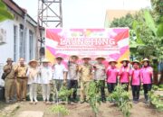 Polres Kediri Kota Launcing Pekarangan Pangan Lestari (P2L)
