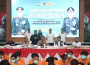 Polresta Sidoarjo Berhasil Ungkap 110 Kasus Narkoba Amankan 134 Tersangka