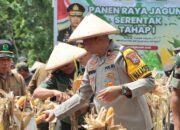 Polres Nganjuk Berkontribusi 20,56 Ton Jagung dalam Program Ketahanan Pangan