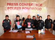 Polres Ponorogo Amankan Sepasang Kekasih Diduga Curi Motor Modus Dukun