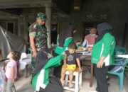 Babinsa Desa Popoh Aktif  Dampingi Posyandu Dalam Upaya Cegah Stunting