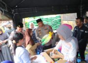 Ramadhan Berkah Polres Kediri Gelar Bazar Murah Masyarakat Sumringah