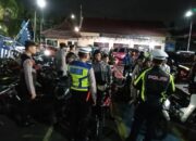 Sosialisasi “Mudik Aman, Keluarga Nyaman”, Polres Kediri Kota Tilang 86 Pengendara