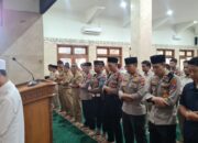 Polres Kediri Kota Gelar Shalat Gaib Wujud Empati Atas Gugurnya 3 Anggota Dalam Tugas di Way Kanan Lampung