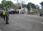 Sinergitas TNI-POLRI Amankan Kunjungan Presiden RI Ke -5 Di Blitar