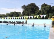 Siapkan Jasmani Militer Yang Handal, Kodim 0808/Blitar Gelar Ketangkasan Renang Militer Dasar