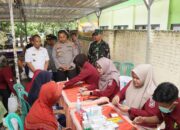 Cangkrukan Bareng Kapolres Kediri Kota Ajak Warga Jaga Kamtibmas, Serta Baksos dan Bakkes Gratis