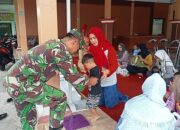 Maksimalkan Cegah Stunting, Babinsa Wonodadi Sinergi Bersama Bidan Desa Di Dusun Bakalan