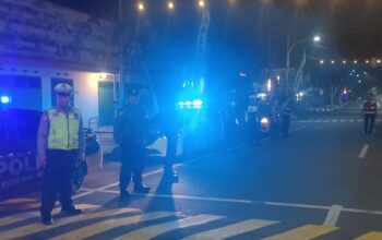 Patroli Blue Light, Polres Nganjuk Jaga Keamanan Jelang Long Weekend