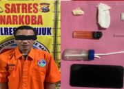 Satresnarkoba Polres Nganjuk Tangkap Pengedar Sabu di Halaman Bank