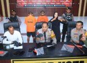 Polres Blitar Kota Berhasil Ungkap Kasus Pencurian di 21 TKP Tiga Tersangka Diamankan