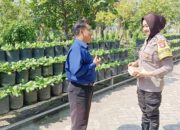 Polres Nganjuk Dukung Ketahanan Pangan Lewat Pemanfaatan Lahan Pekarangan Warga