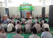 Polres Nganjuk Gelar Binrohtal, Teguhkan Kesabaran dan Keteguhan Iman Personel