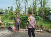 Budidaya Cabai dan Labu Air, Polres Nganjuk Dukung Ketahanan Pangan Lewat Pemanfaatan Pekarangan Warga