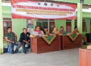 Babinsa Bersama Tiga Pilar Hadiri Rapat Pembentukan Koperasi Merah Putih Di Gadungan Wilayah Gandusari