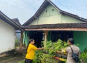 Dukung Ketahanan Pangan, Bhabinkamtibmas Ngepeh Pantau Pekarangan Bergizi Warga