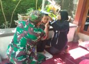 Babinsa Desa Jimbe Dampingi Kader Posyandu “Dahlia” dalam Edukasi Kesehatan Ibu, Anak Dan Lansia