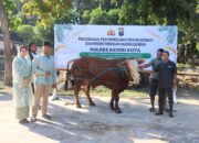 Idul Adha 1446 H, Polres Kediri Kota Satukan Kebersamaan Lewat Salat Idul Adha dan Kurban