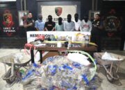 Polres Tulungagung Tangkap Sekelompok Remaja yang Menerbangkan Balon Udara Liar di Boyolangu