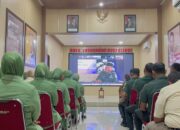Kodim 0808/Blitar Ikuti Pembinaan Rohani Islam Virtual Terpusat : Perkuat Mental Prajurit, Wujudkan Keluarga Sakinah Mawaddah Warahmah