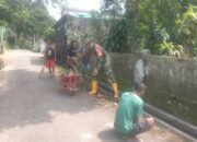 Babinsa Duren Bersama Warga Gelar Kerja Bakti, Wujudkan Lingkungan Bersih Dan Ciptakan Kerukunan Antar Warga