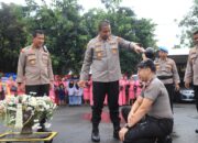 Personel Polres Kediri Naik Pangkat Jelang Hari Bhayangkara ke-79