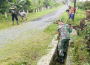 Babinsa Tambakan Bersama Warga Dusun Tekik Gelar Minggu Bersih, Wujudkan Lingkungan Sehat Dan Nyaman