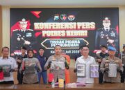 Tega Bunuh Kekasih, Polres Kediri Ringkus Pelaku Kurang Dari 24 Jam