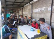 Cegah Gangguan Kamtibmas, Satbinmas Polres Kediri Kota Blusukan ke Pasar