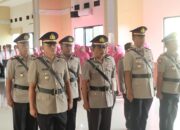 Kapolres Nganjuk Pimpin Sertijab Empat Kapolsek dan Pengukuhan Tiga Pejabat Baru