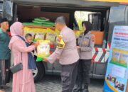 Polres Kediri Kota Sukses Gelar Penjualan Beras SPHP dalam Program GPM di Gor Joyoboyo