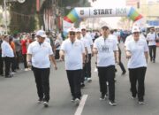 Rangkaian Kegiatan HUT RI Ke 80, Dandim 0808 Beserta Forkopimda Kota Blitar Semarakkan Lomba Baris Berbaris Antar Instansi