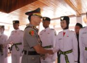 Upacara Pengukuhan Pasukan Pengibar Bendera Pusaka Kabupaten Kediri Tahun 2025 Digelar di Pendopo Panjalu Jayati