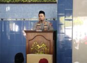 Kapolres Nganjuk Safari Jumat di Masjid Al-Muttaqien, Sosialisasikan Layanan Hotline dan Lapor Kapolres
