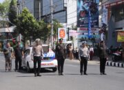 Beberapa ruas jalan Kota Kediri mendadak hening tanpa suara bising kendaraan dalam memperingati Detik-Detik Proklamasi Kemerdekaan RI ke-80