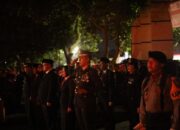 Kapolres Kediri Ikuti Apel Kehormatan dan Renungan Suci Jelang HUT RI ke-80