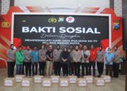 Polwan Polres Kediri Kota Gelar Bakti Sosial Sambut Hari Jadi ke-77