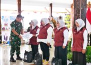 Dandim 0808 Bersama Forkopimda Dampingi Gubernur Jatim Dalam Gerakan Pangan Murah Di Wilayah Blitar