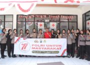 Polres Kediri Rayakan HUT Polwan dengan Aksi Donor Darah