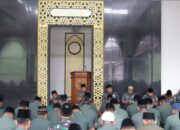 Pengajian Rutin Kodim 0808/Blitar Perkuat Iman, Taqwa Dan Kebersamaan Prajurit