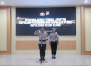 Rotasi Jabatan, Polres Kediri Gelar Sertijab Dua Kapolsek