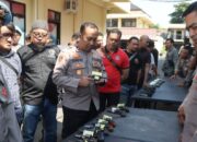 Cegah Penyalahgunaan, Polres Nganjuk Perketat Pemeriksaan Senjata Api